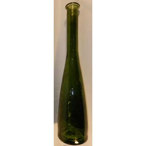 261 - Monster vase, green glass , apx 80cm height