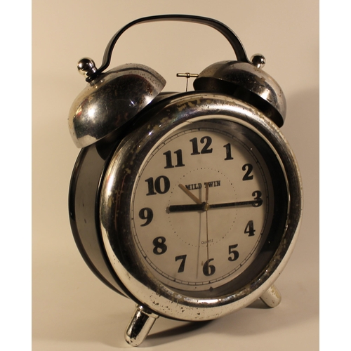 312 - Large Alarm Clock apx 38cm height