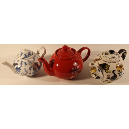 330 - Three tea Pots 