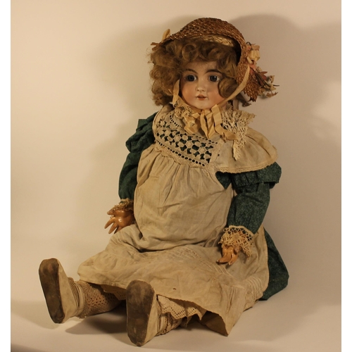 332 - German doll, apx 67cm