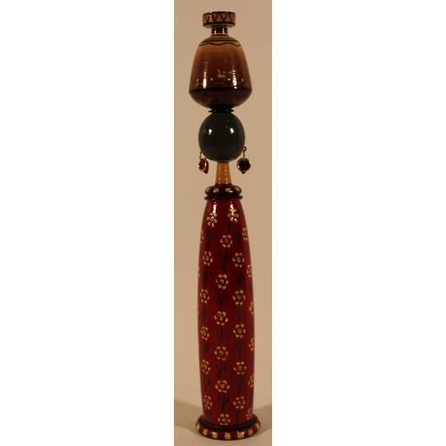 348 - Indian Wooden Doll ,apx 28cm height