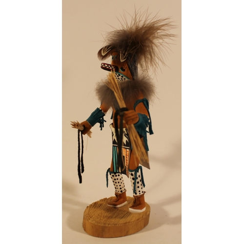 352 - Katchinas  Wooden figurine , apx 19cm height