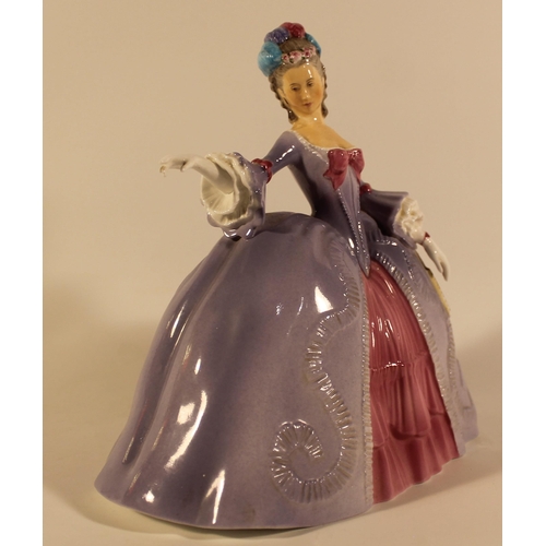 360 - Franklin Porcelain Lady Mariane figure, apx 21.5cm height