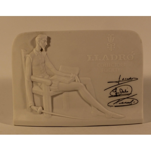 367 - Lladro porcelain shop sign display 