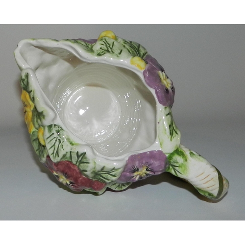 58 - Floral Porcelain Jug in mint condition apx 17.5cm height