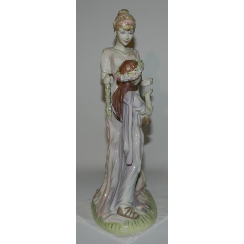 6 - Wedgewood statue ,tender moments apx 29cm height