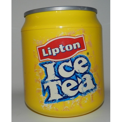 64 - Lipton Ice tea Ice Bucket in mint condition apx 24cm height