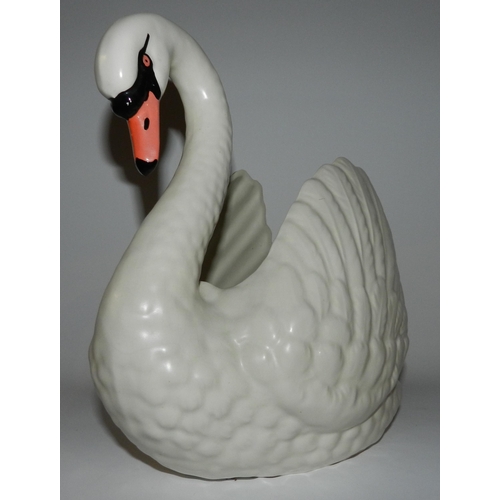 68 - Devon Pottery Large Swan Planter apx 20cm height