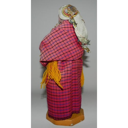 91 - Statue of a woman , possibly French , apx 25cm height