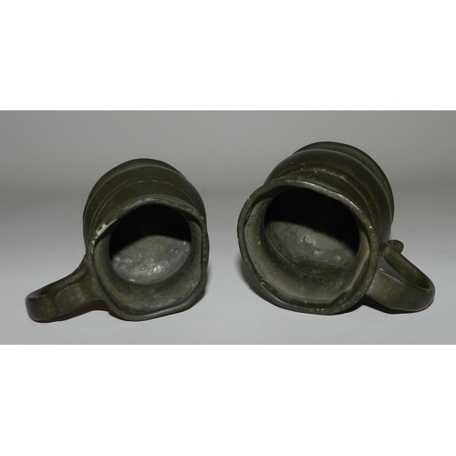 93 - Two small Pewters apx 5cm & 6cm height