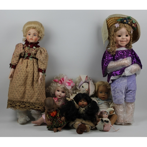 60 - Dolls, Job Lot ,Some With Tags, Good Condition, 8 Pcs in Total, The Tallest Doll is Appx 62cm ( 24.5... 