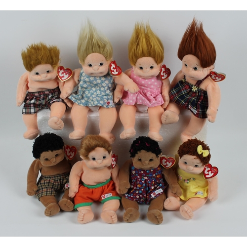 1 - Ty Beanie Kids, Rascal 1995, Cutie 1996, Buzz 1997, Curly 1997, Angel 1994, Chipper 1997, Ginger 199... 