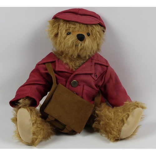 21 - William Bear, Past Times, Limited Edition With Certificate, No 312 of 500, 100% Mohair, Made in Wale... 