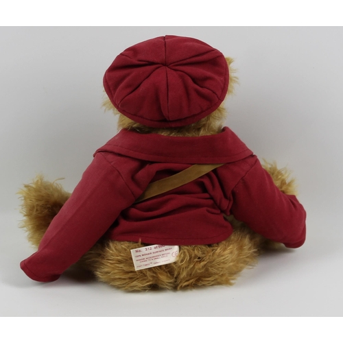 21 - William Bear, Past Times, Limited Edition With Certificate, No 312 of 500, 100% Mohair, Made in Wale... 