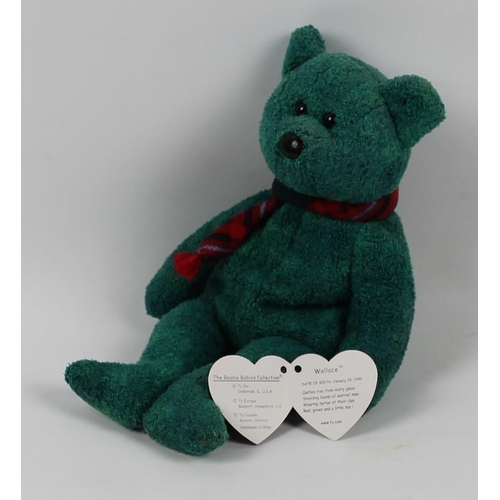 2 - Ty Beanie Babies, Birthday Bear, B.B. Bear - No Date of Birth, Erin 1997, Britannia 1997, Groovy 199... 