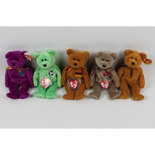 3 - Ty Beanie Babies, All Have a Tag Error, All in Mint Condition, Boxed, With Tags, Millenium 1999, Kic... 