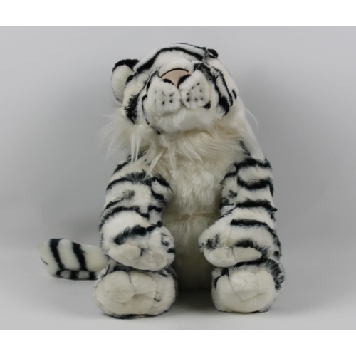 30 - Dowman, Soft Touch, White Tiger, With Tags in Mint Condition, Appx 35cm ( 13 inches )