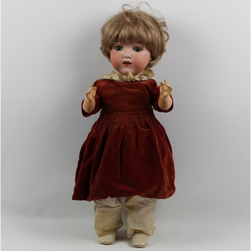 36 - Vintage German Porcelain Doll, Blinking Eyes,  Perfect Condition, Armand Marseille, 995 A. 10. M. ,A... 