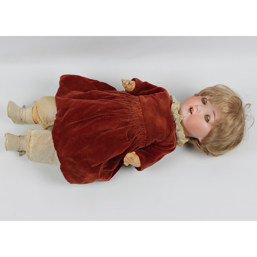 36 - Vintage German Porcelain Doll, Blinking Eyes,  Perfect Condition, Armand Marseille, 995 A. 10. M. ,A... 