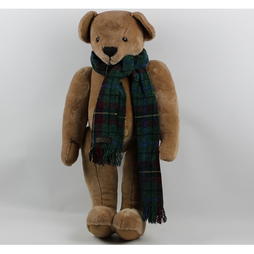 44 - Ronnie Hek, Border Bruins, Scottish Teddy Bear, Good Condition, Appx 72cm ( 28.5 inches )