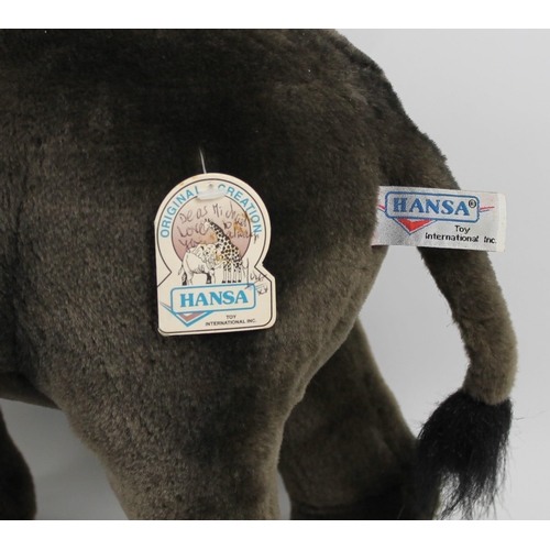 45 - Hansa, Grey African Elephant, With Tags, Mint Condition, Appx 48cm ( 19 inches )