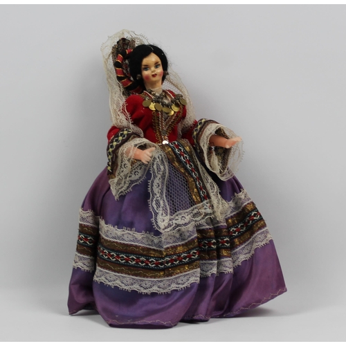 63 - Vintage Spanish dancing Dolls, Mint Condition, 7 Pieces in Total, Appx 30cm ( 11 Inches )