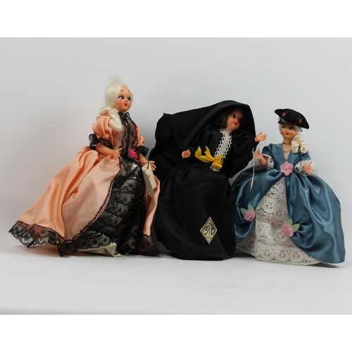 73 - Maltese Ladies Dolls, Mint Condition, 3 Pieces in Total, Appx 22cm ( 8.5 Inches )