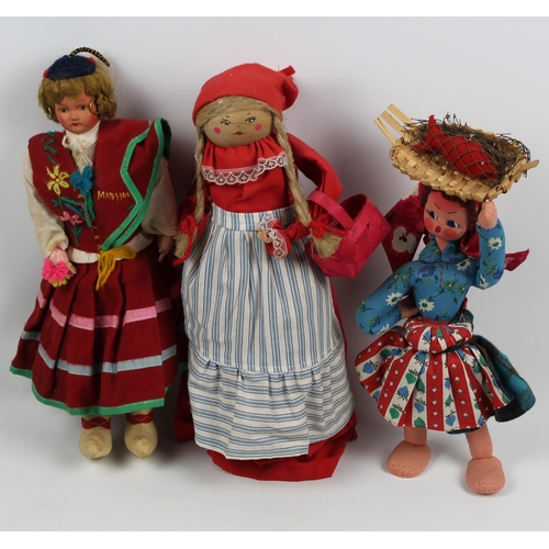 76 - Three Large Vintage Dolls, Mint Condition, Appx 36cm ( 14 Inches )