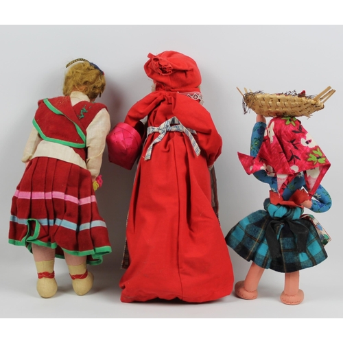 76 - Three Large Vintage Dolls, Mint Condition, Appx 36cm ( 14 Inches )