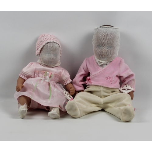 83 - Kathe Kruse Puppe, Two Germany Dolls, Mint Condition, With Tags, Dolls Appx 31cm ( 12 Inches )