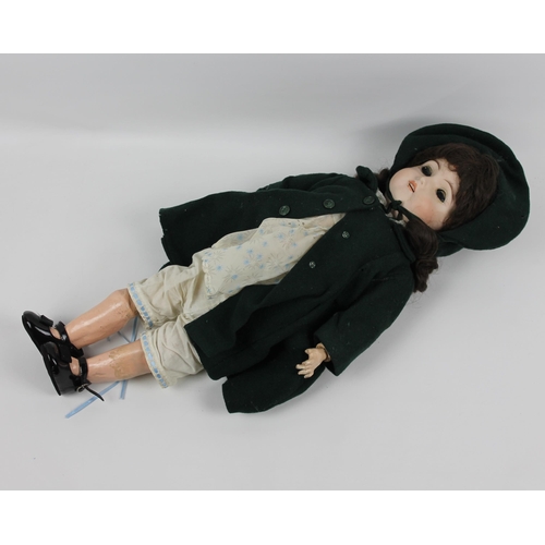 86 - Vintage Doll, Possibly German, No Marks, Appx  47cm ( 18.5 Inches )