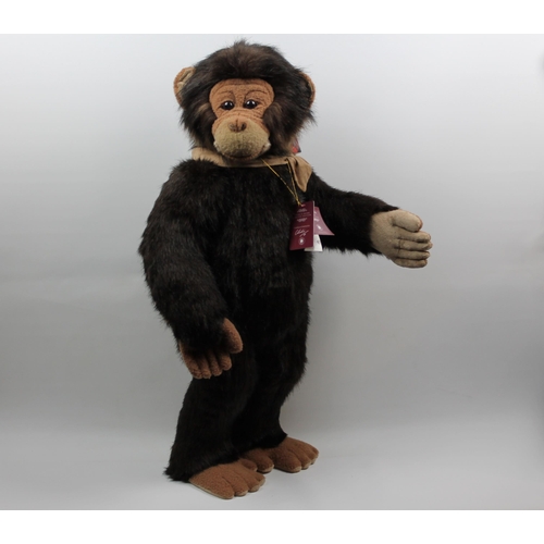 100 - Charlie Bears, Clyde Chimp, Limited Edition 235/1000, With Certificate of Authenticity, Designed by ... 