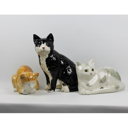 104 - Three Cats Statue12.5 Inches Tall, Mint Condition