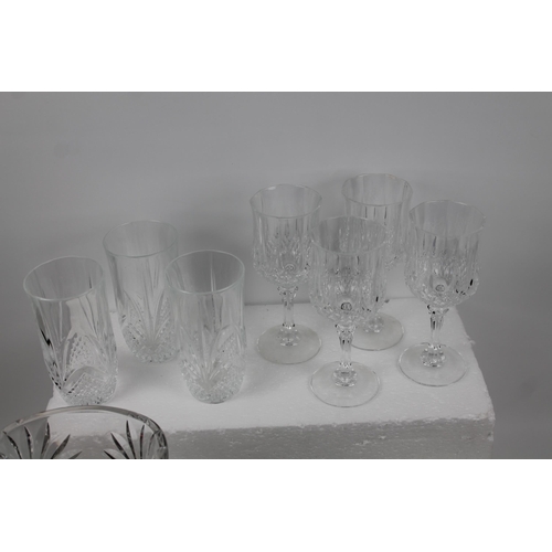 106 - Set of Crystal Glasses etc. Mint Condition