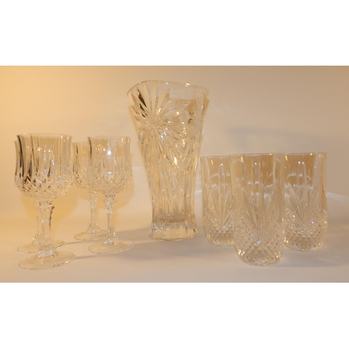 106 - Set of Crystal Glasses etc. Mint Condition