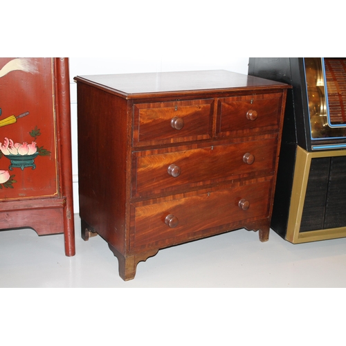 125 - Antique Chest of Drawers, 35.5 Inches X 33 Inches High X 21Inches, Perfect Condition