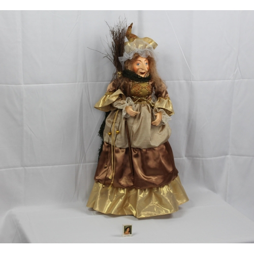 135 - Very large Statue of a Witch,31'' Inches Tall, Mint Condition