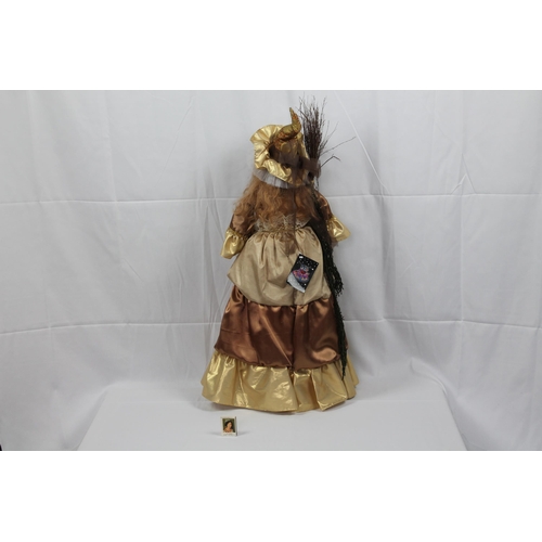 135 - Very large Statue of a Witch,31'' Inches Tall, Mint Condition