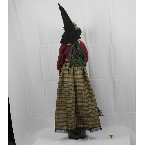 136 - Very Large Statue of a Witch ,51'' Inches Tall, Mint Condition