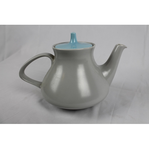 208 - Poole Pottery Large Tea Pot, 6.5'' Inches Tall