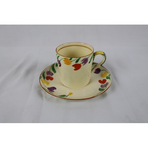 265 - Adderley Ware / Lawleys China , Hand Painted Tea Cup With saucer 1920 - 1930, saucer is 4 1/2 Inches... 