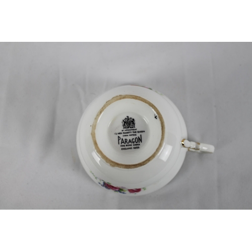 275 - Paragon Fine Bone China, by Appointment Her Majesty The Queen, Teacup and Saucer , Saucer is 5 1/2''... 