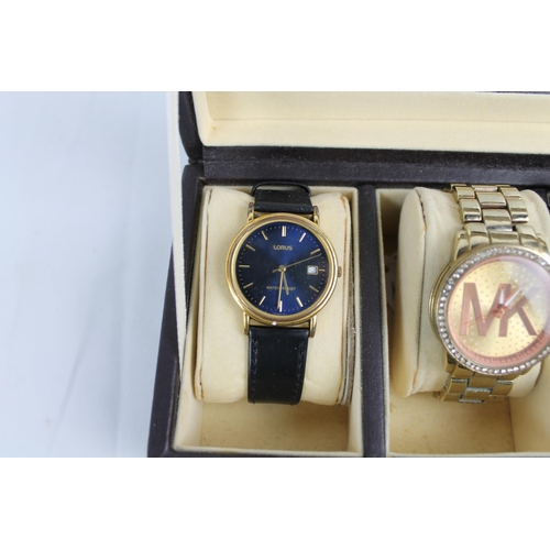 291 - Michael Kors, Pulsar, Accurist, Lorus Watches With a Case