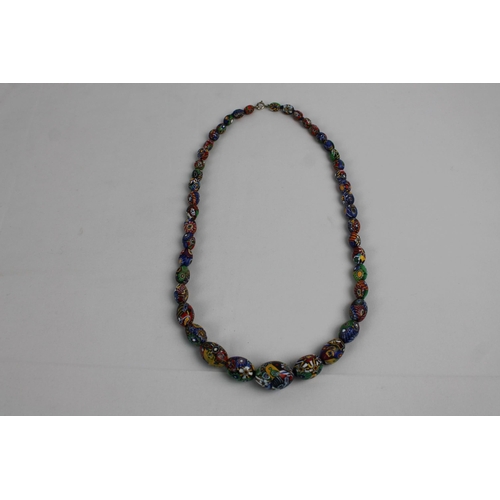 293 - Vintage Art Deco Murano Necklace 26'' inches (66cm)