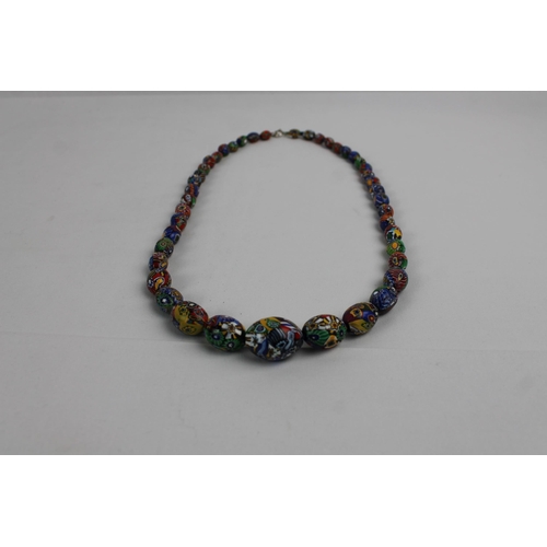 293 - Vintage Art Deco Murano Necklace 26'' inches (66cm)