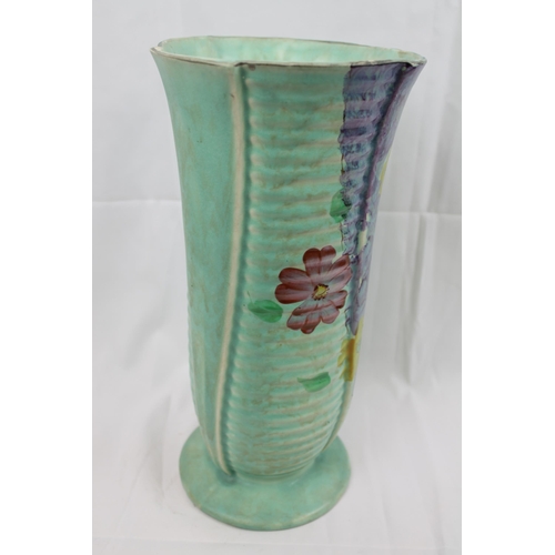 13 - Arthur Wood Art Deco Large Vase 1930's, 13'' inches tall ( 33cm), diameter of a bottom circle is 6''... 