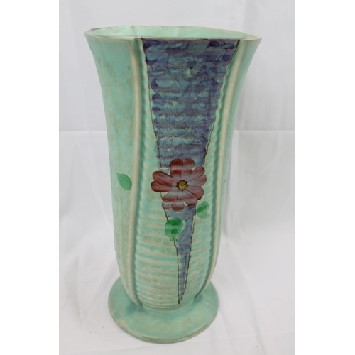 13 - Arthur Wood Art Deco Large Vase 1930's, 13'' inches tall ( 33cm), diameter of a bottom circle is 6''... 
