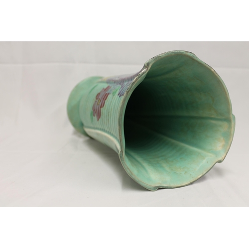 13 - Arthur Wood Art Deco Large Vase 1930's, 13'' inches tall ( 33cm), diameter of a bottom circle is 6''... 