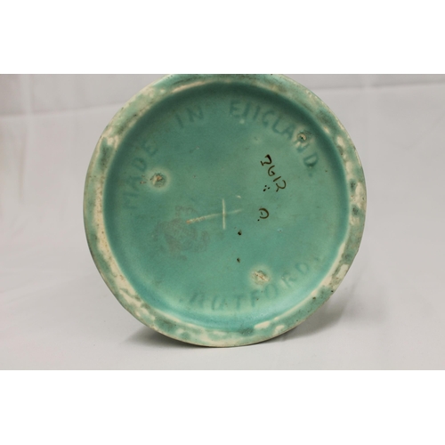 13 - Arthur Wood Art Deco Large Vase 1930's, 13'' inches tall ( 33cm), diameter of a bottom circle is 6''... 