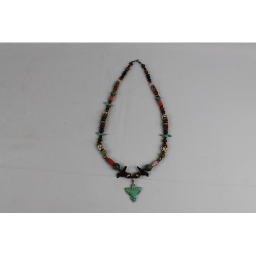 18 - Jessie Western New Power Animal Necklace, Hand Carved by Navajo / Zuni Artist Native American Indian... 